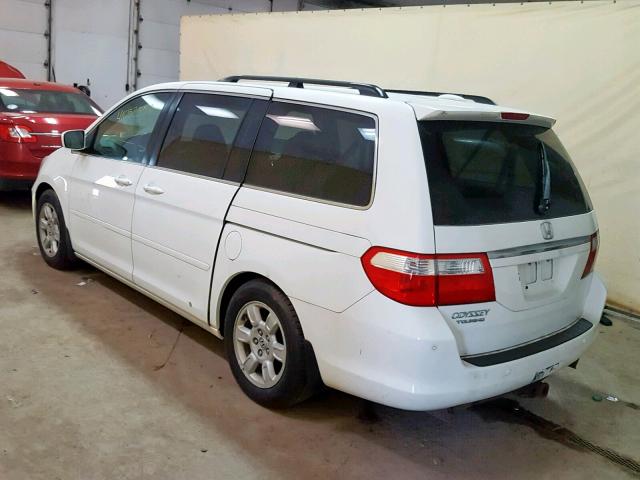 5FNRL38816B120331 - 2006 HONDA ODYSSEY TO WHITE photo 3