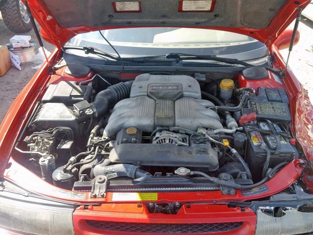 JF1CX8653VH100215 - 1997 SUBARU SVX LSI RED photo 7