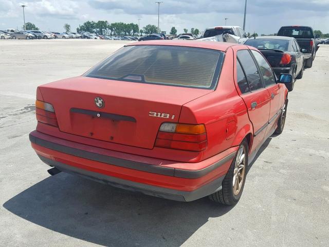 4USCC7320SLA00170 - 1995 BMW 318 I RED photo 4