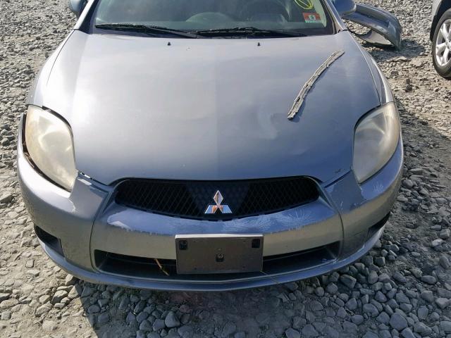 4A3AK24F69E016452 - 2009 MITSUBISHI ECLIPSE GS SILVER photo 7