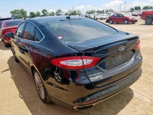 3FA6P0K96GR390930 - 2016 FORD FUSION TIT BLACK photo 3