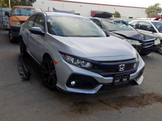 SHHFK7H45JU426126 - 2018 HONDA CIVIC SPOR GRAY photo 1