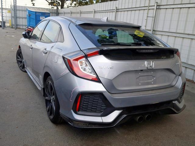 SHHFK7H45JU426126 - 2018 HONDA CIVIC SPOR GRAY photo 3