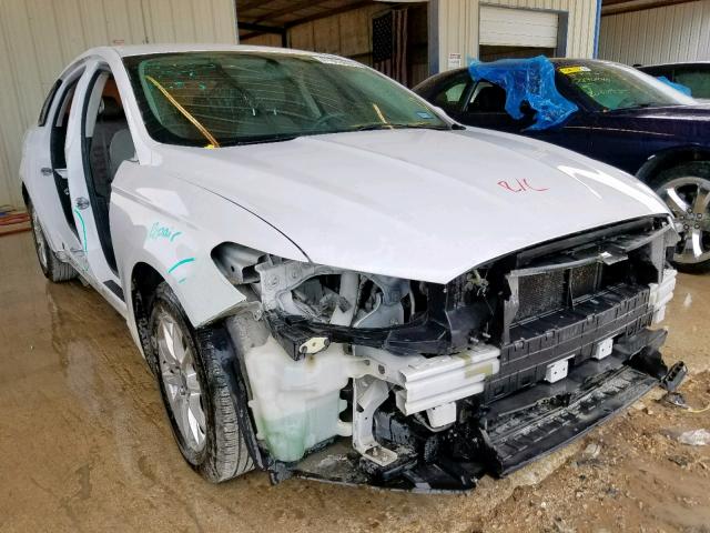 3FA6P0G75FR150791 - 2015 FORD FUSION S WHITE photo 1