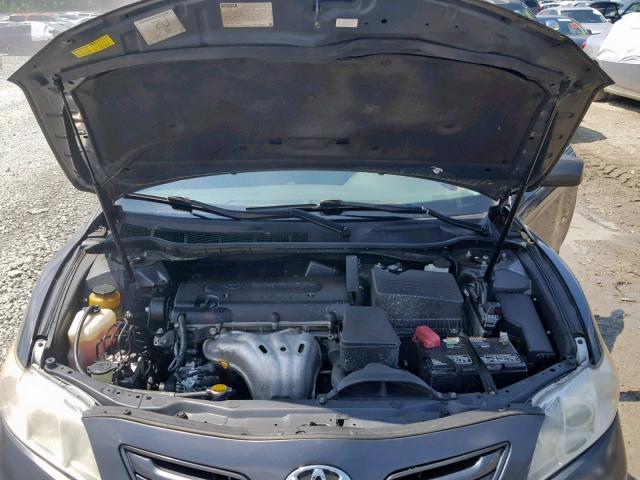 4T1BE46K27U634533 - 2007 TOYOTA CAMRY NEW GRAY photo 7