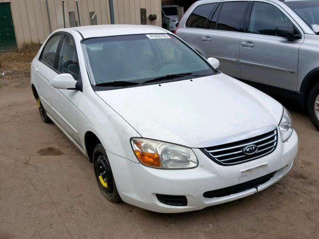 KNAFE121985531670 - 2008 KIA SPECTRA EX WHITE photo 1