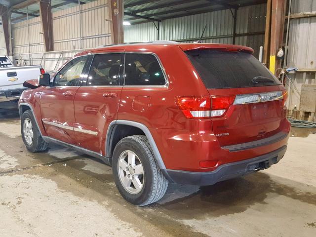 1J4RS4GG9BC569193 - 2011 JEEP GRAND CHER RED photo 3