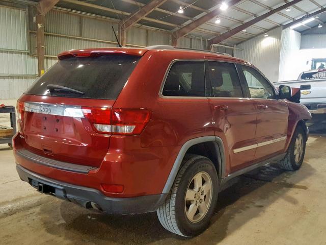 1J4RS4GG9BC569193 - 2011 JEEP GRAND CHER RED photo 4