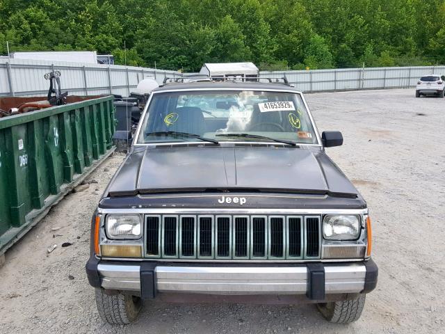 1JCHL7846HT004542 - 1987 JEEP CHEROKEE L BROWN photo 10