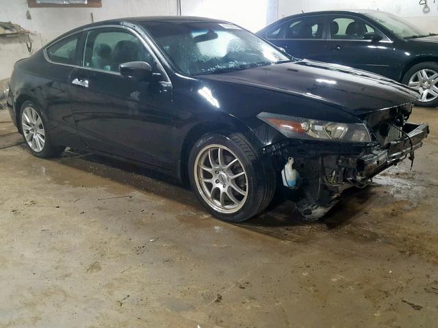 1HGCS22899A002442 - 2009 HONDA ACCORD EXL BLACK photo 1