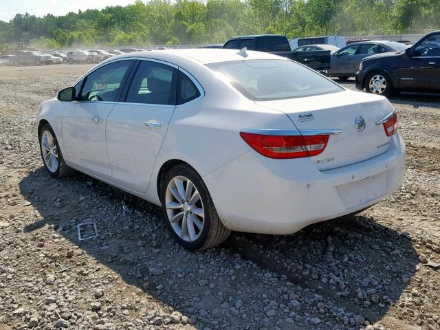 1G4PR5SKXE4186383 - 2014 BUICK VERANO CON WHITE photo 3