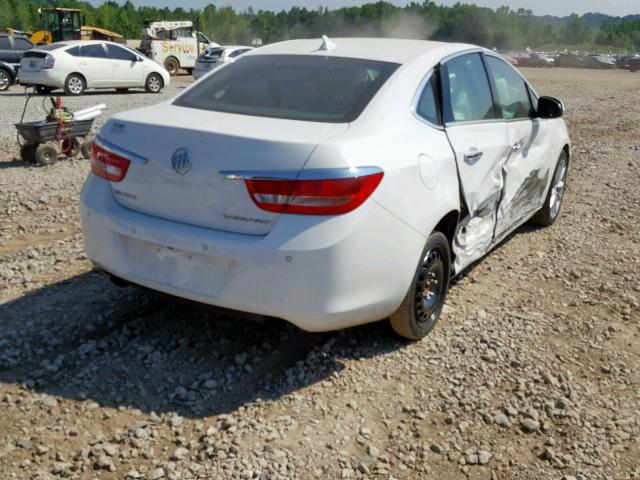 1G4PR5SKXE4186383 - 2014 BUICK VERANO CON WHITE photo 4