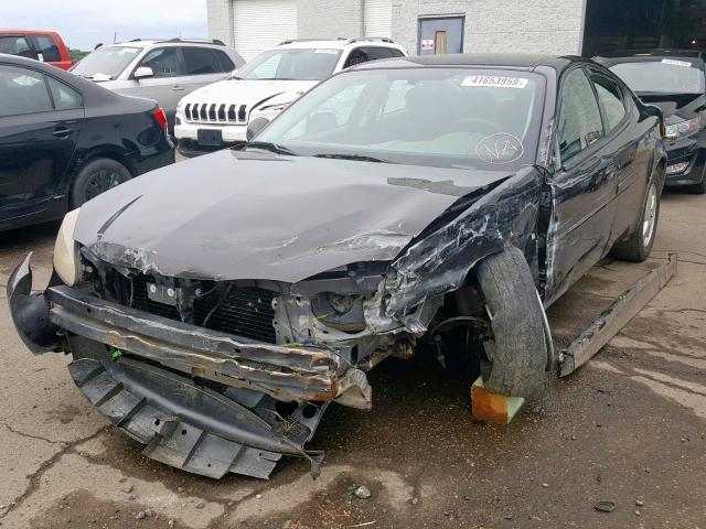 2G2WP552081143323 - 2008 PONTIAC GRAND PRIX BLACK photo 2