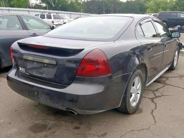 2G2WP552081143323 - 2008 PONTIAC GRAND PRIX BLACK photo 4