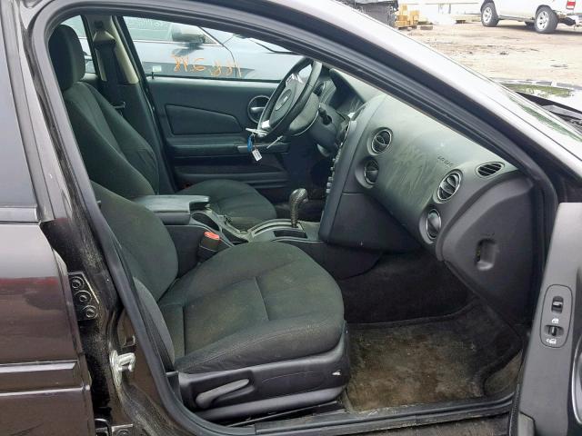 2G2WP552081143323 - 2008 PONTIAC GRAND PRIX BLACK photo 5