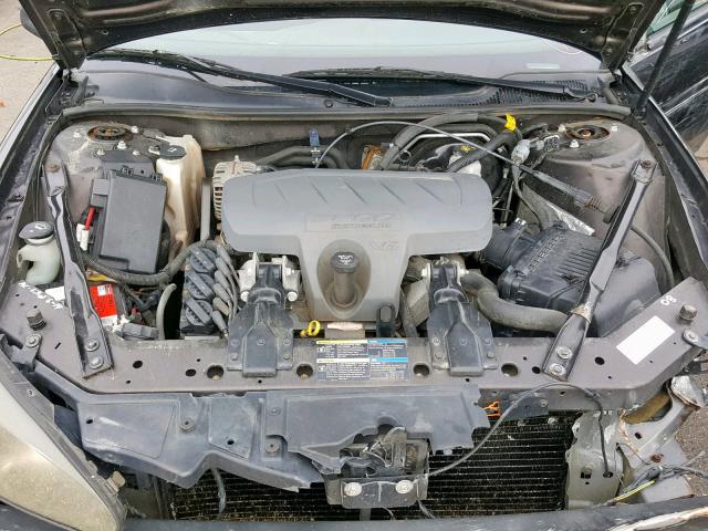 2G2WP552081143323 - 2008 PONTIAC GRAND PRIX BLACK photo 7