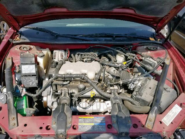 2G1WW12E559158332 - 2005 CHEVROLET MONTE CARL წითელი ფოტო 7