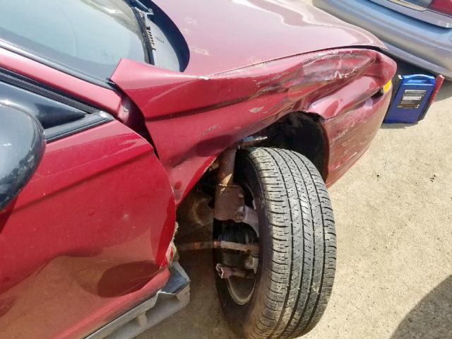 2G1WW12E559158332 - 2005 CHEVROLET MONTE CARL წითელი ფოტო 9