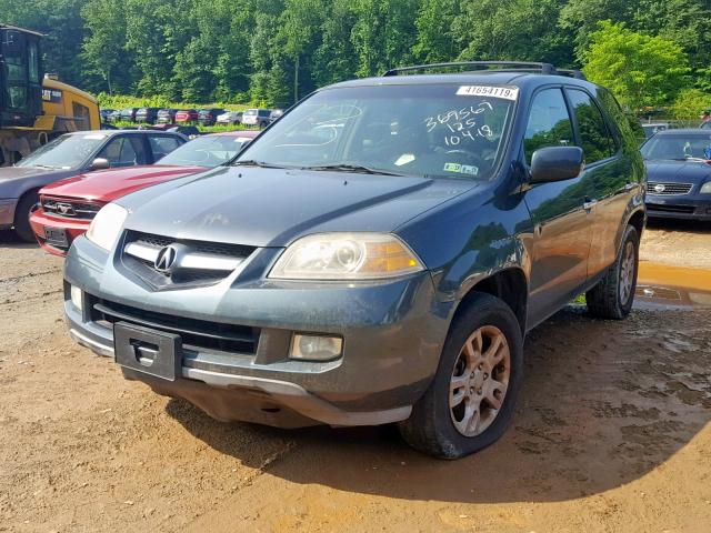 2HNYD18686H537302 - 2006 ACURA MDX TOURIN CHARCOAL photo 2