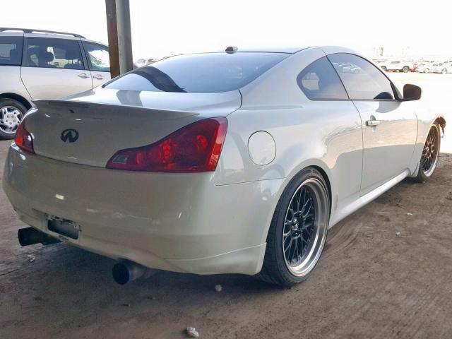 JNKCV64E88M116072 - 2008 INFINITI G37 BASE WHITE photo 4