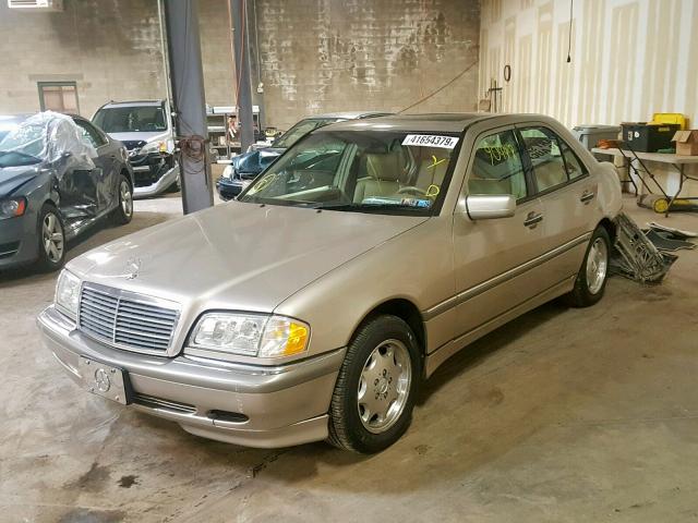 WDBHA29G7WA645600 - 1998 MERCEDES-BENZ C 280 BEIGE photo 2