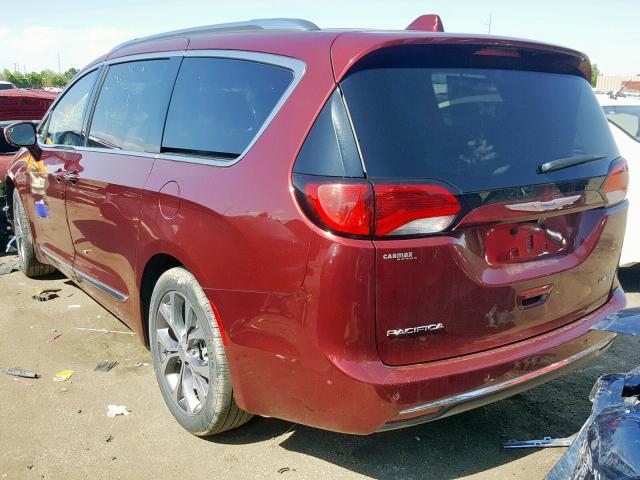 2C4RC1GG0JR252507 - 2018 CHRYSLER PACIFICA L RED photo 3