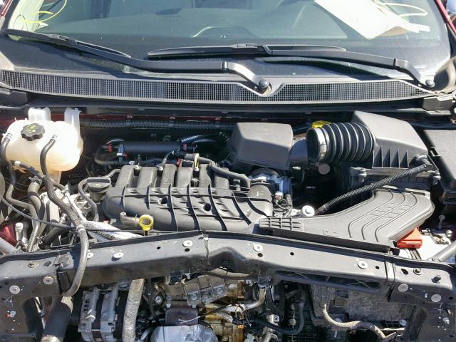 2C4RC1GG0JR252507 - 2018 CHRYSLER PACIFICA L RED photo 7