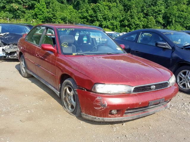 4S3BD6752T7204165 - 1996 SUBARU LEGACY GT RED photo 1