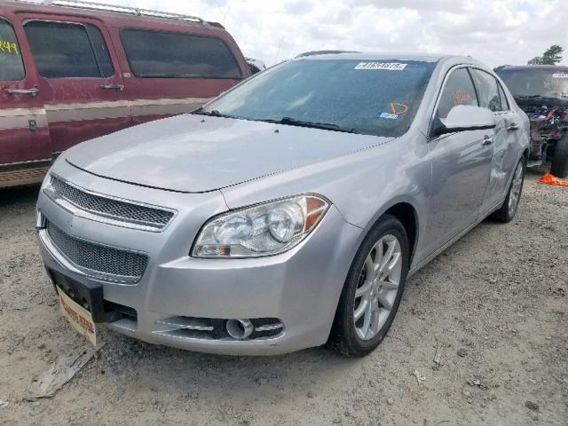 1G1ZE5E18BF316956 - 2011 CHEVROLET MALIBU LTZ ვერცხლისფერი ფოტო 2