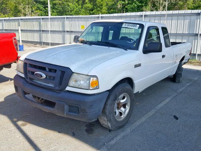 1FTYR14U66PA55953 - 2006 FORD RANGER SUP WHITE photo 2