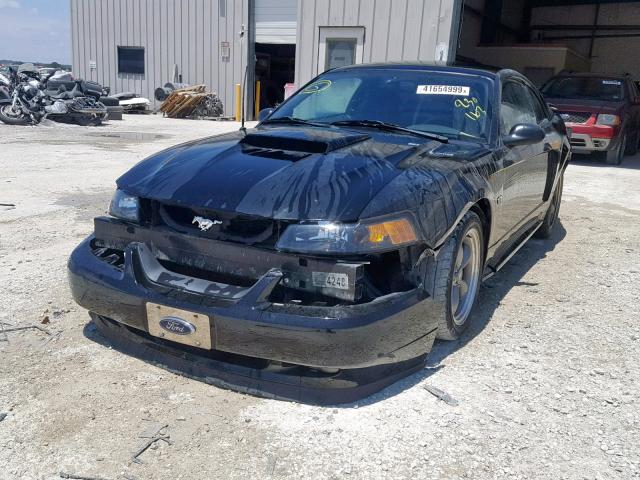 1FAFP42X91F230163 - 2001 FORD MUSTANG GT BLACK photo 2