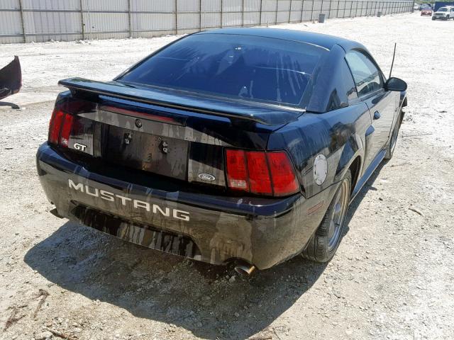 1FAFP42X91F230163 - 2001 FORD MUSTANG GT BLACK photo 4