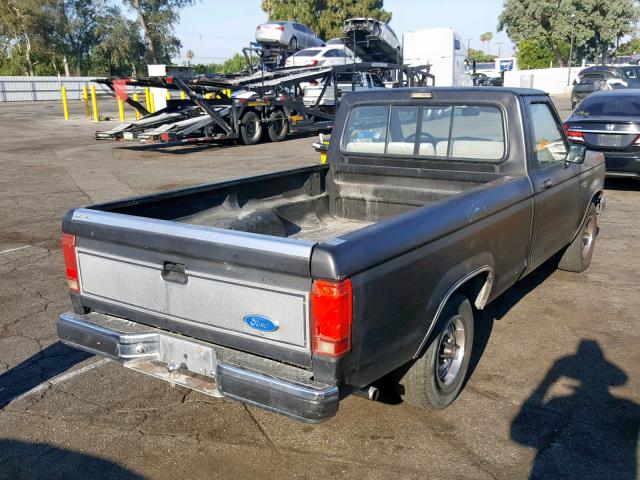 1FTCR10AXKUC30397 - 1989 FORD RANGER GRAY photo 4