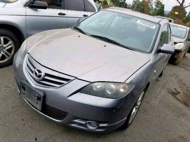 JM1BK324761512331 - 2006 MAZDA 3 S GRAY photo 2