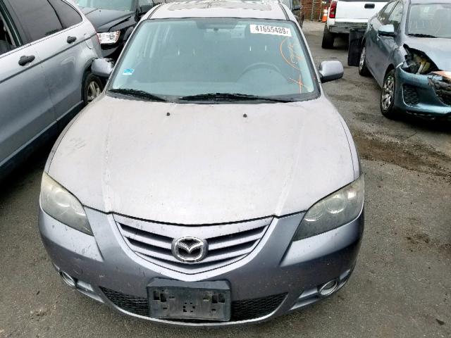 JM1BK324761512331 - 2006 MAZDA 3 S GRAY photo 9