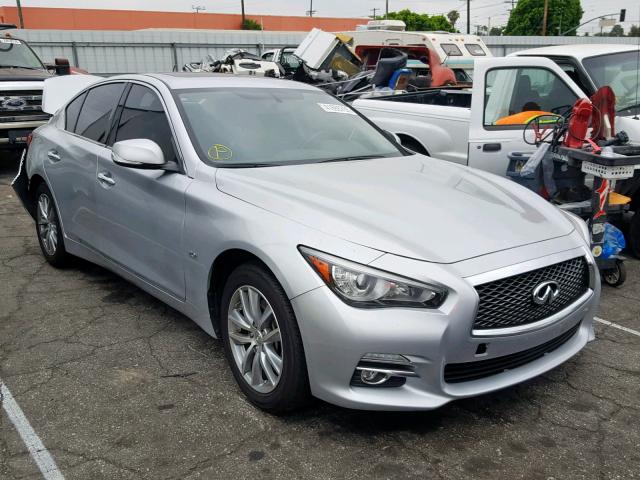 JN1CV7AP5GM200722 - 2016 INFINITI Q50 BASE SILVER photo 1