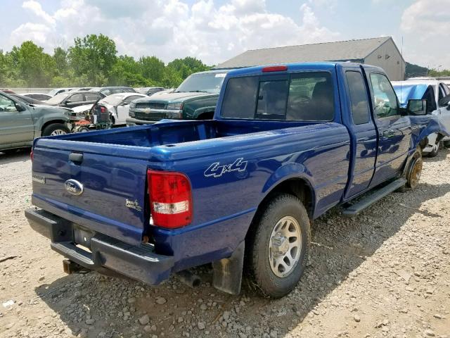 1FTLR4FE2BPA46243 - 2011 FORD RANGER SUP BLUE photo 4