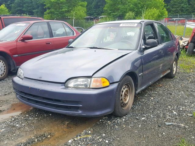 JHMEG8549SS003108 - 1995 HONDA CIVIC DX GRAY photo 2