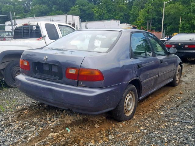 JHMEG8549SS003108 - 1995 HONDA CIVIC DX GRAY photo 4