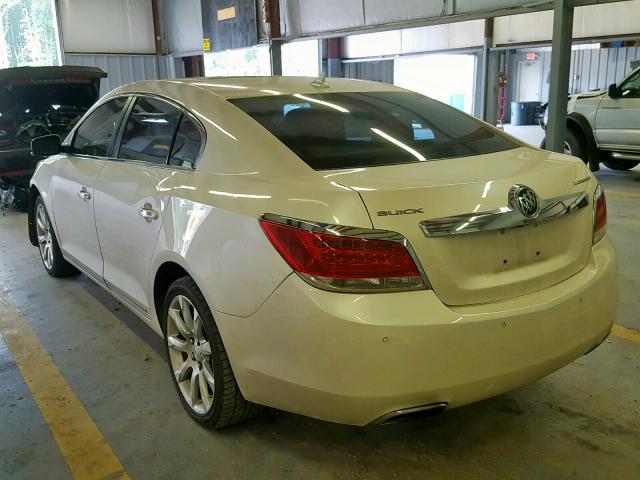 1G4GJ5G30DF215563 - 2013 BUICK LACROSSE T WHITE photo 3