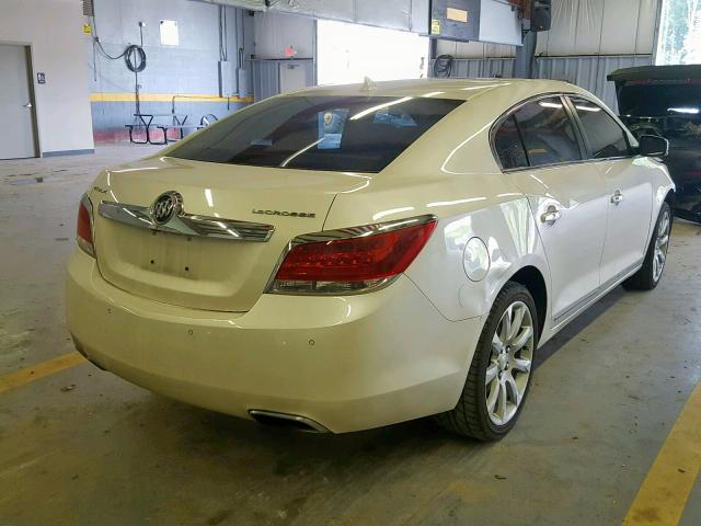 1G4GJ5G30DF215563 - 2013 BUICK LACROSSE T WHITE photo 4