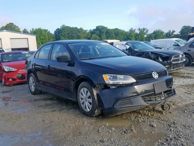 3VW2K7AJ4CM464426 - 2012 VOLKSWAGEN JETTA BASE BLACK photo 1