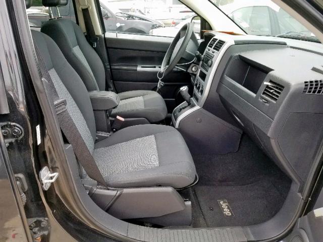 1J8FT47WX8D658554 - 2008 JEEP COMPASS SP შავი ფოტო 5