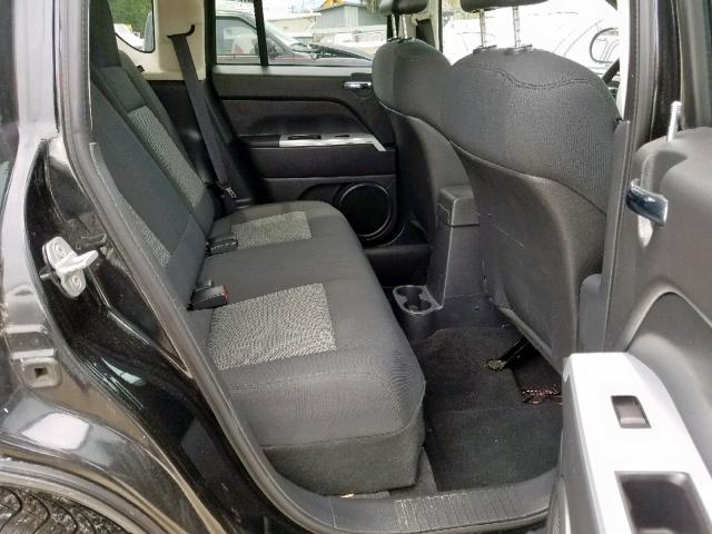 1J8FT47WX8D658554 - 2008 JEEP COMPASS SP შავი ფოტო 6