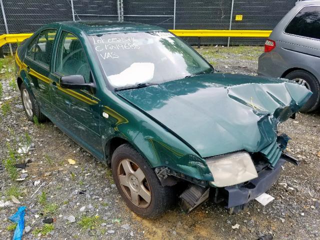 3VWSD29M61M008906 - 2001 VOLKSWAGEN JETTA GLS GREEN photo 1