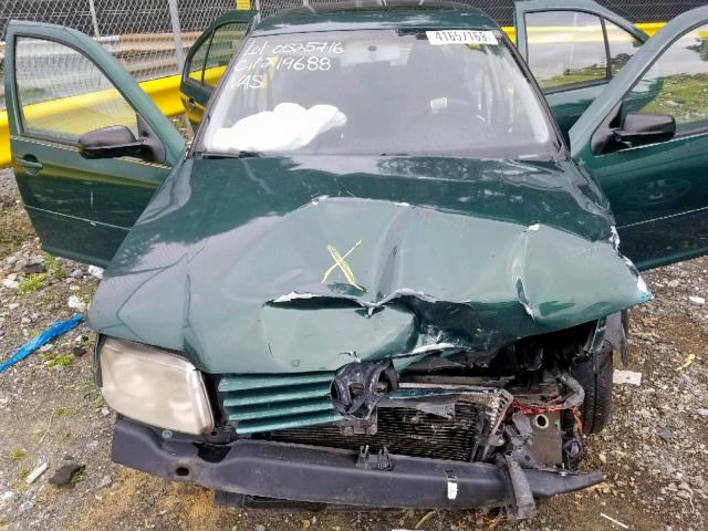 3VWSD29M61M008906 - 2001 VOLKSWAGEN JETTA GLS GREEN photo 7