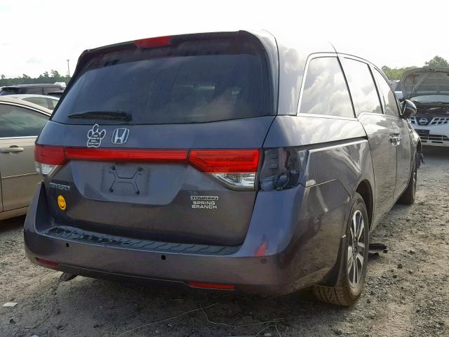 5FNRL5H98GB006574 - 2016 HONDA ODYSSEY TO GRAY photo 4