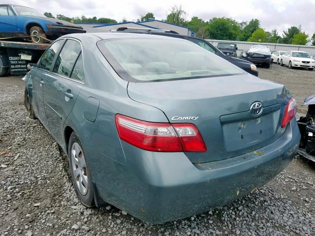 4T1BE46K17U681391 - 2007 TOYOTA CAMRY NEW GREEN photo 3