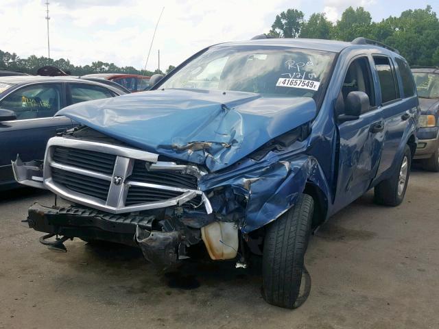 1D4HB48D35F541594 - 2005 DODGE DURANGO SL BLUE photo 2