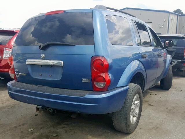 1D4HB48D35F541594 - 2005 DODGE DURANGO SL BLUE photo 4